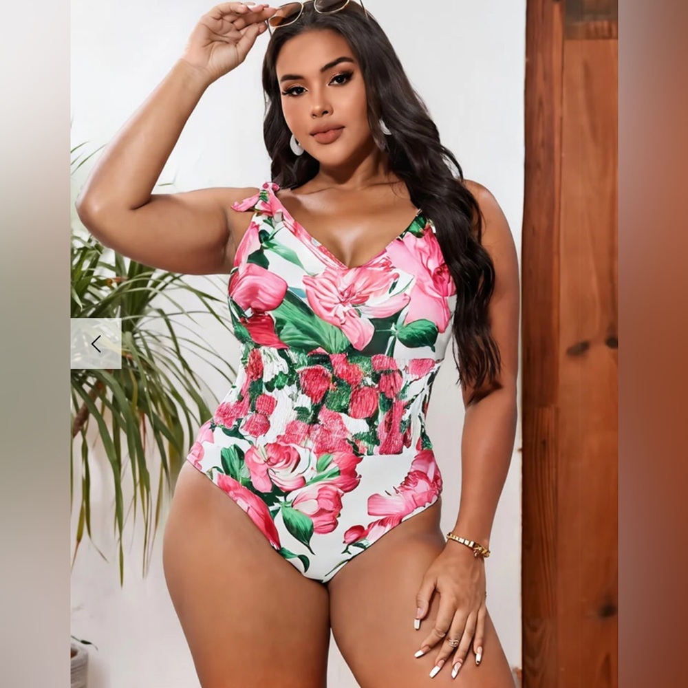 Floral One-Piece Swimsuit NWT